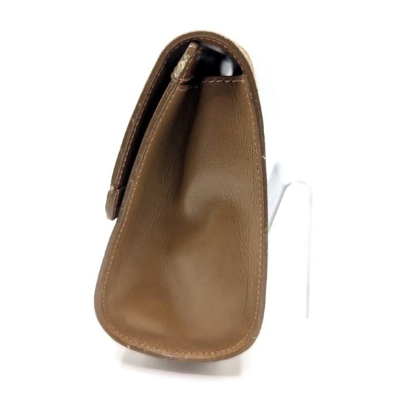 🔴SOLD🔴Gucci Vintage Flap Sherry Line Clutch bag Handbag Suede - Picture 12 of 17